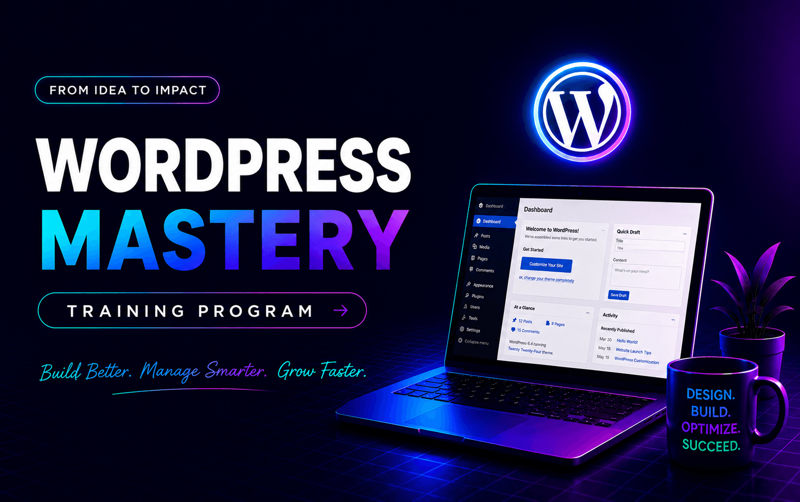 WordPress Development Training Program Training at SkillMentor.pk