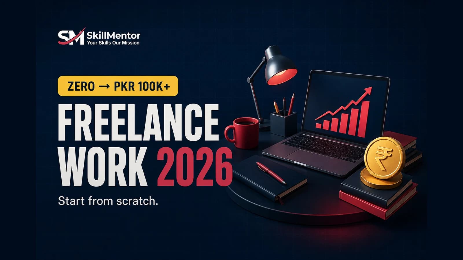 Freelance Work in Pakistan 2026: From Zero to PKR 100K+/Month