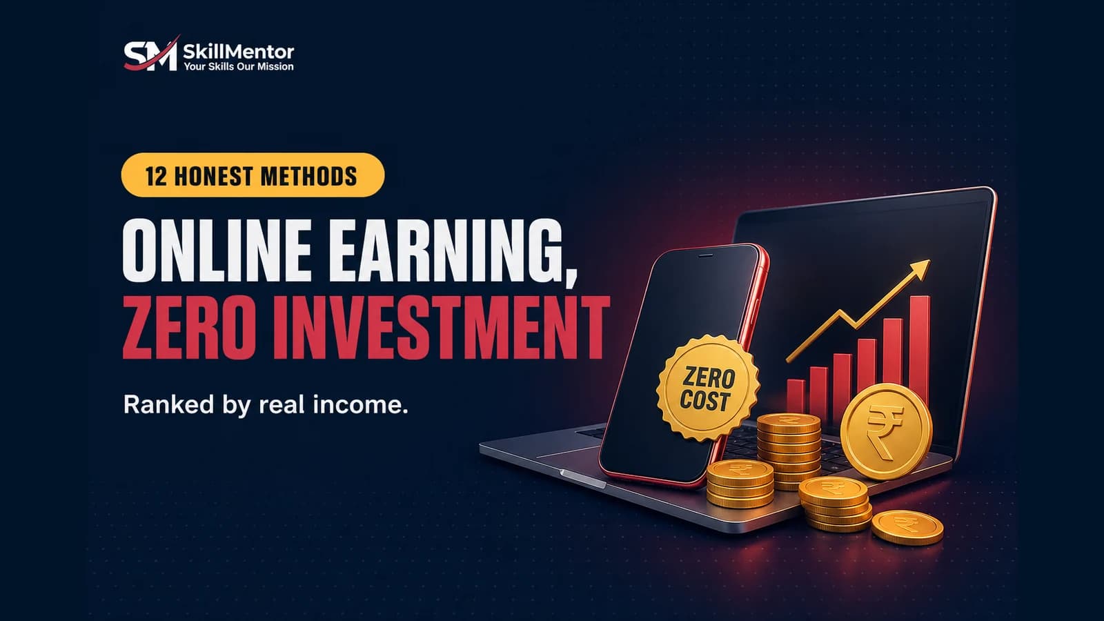 Online Earning in Pakistan Without Investment: 12 Honest Methods Ranked by Real Income (2026)