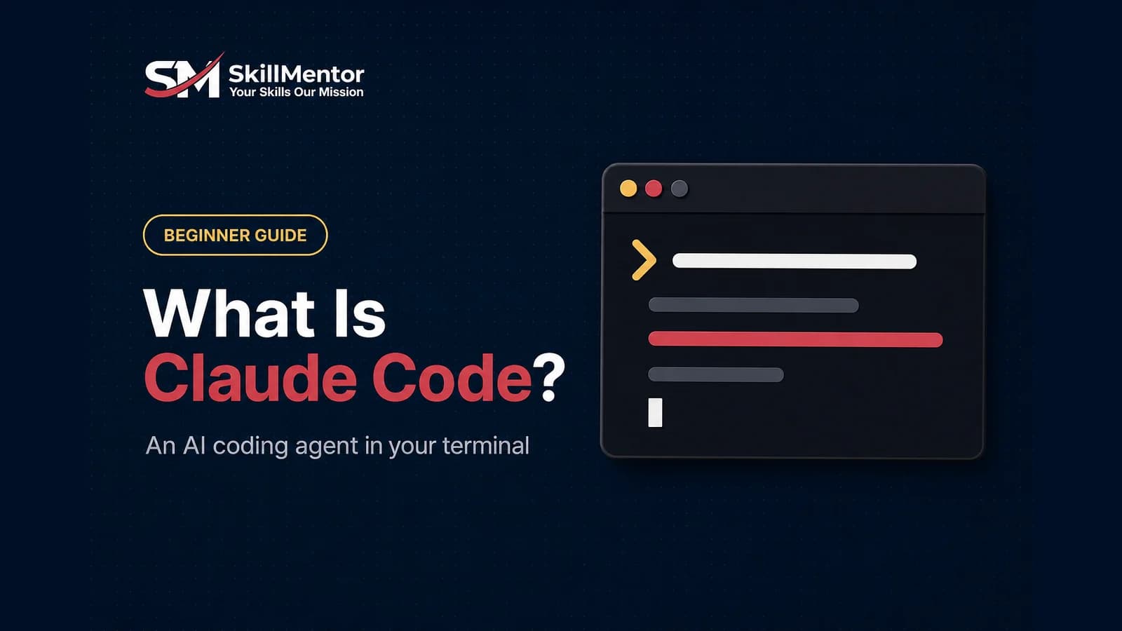 What is Claude Code - a beginner guide to the AI coding agent by SkillMentor.pk